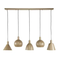 Vinci 5-lichts Hanglamp Beige