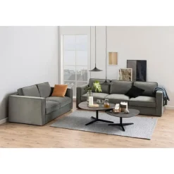 Vinna Salontafel Zwart Metaal 100cm