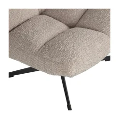Vinny Draaifauteuil Boucle Zand