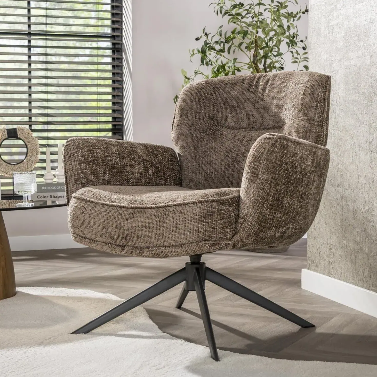 Vito Fauteuil hoven Champagne