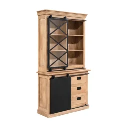 Vitrinekast Trenso Mangohout 120 cm