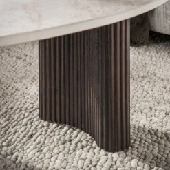 Vittoria Salontafel Aperto Set van 2 keramiek Bruin 102cm