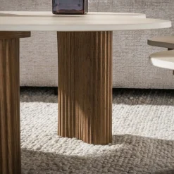Vittoria Salontafel Aperto Set van 2 keramiek Travertin 102cm