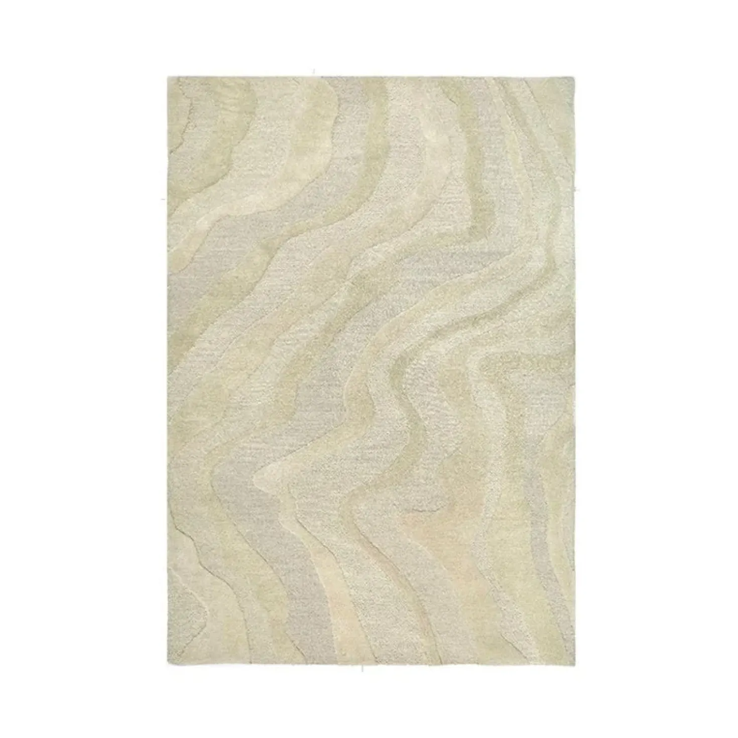 Vloerkleden Mosa Zand Wol 200x300cm