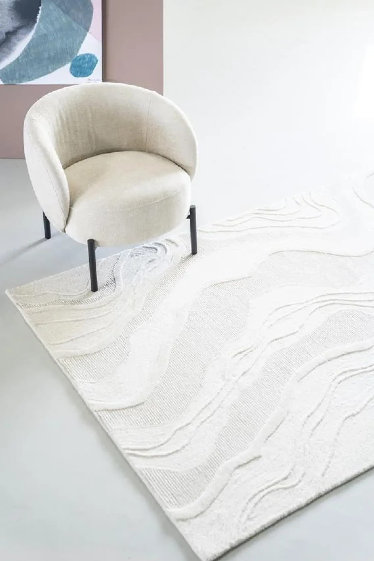 Vloerkleed Soil Beige 160x230cm