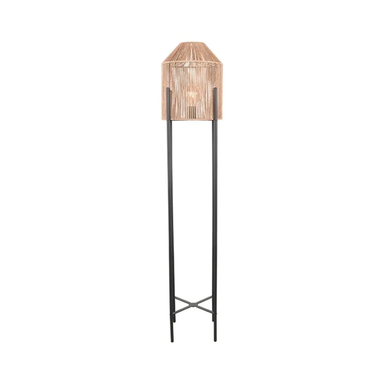 Vloerlamp Ibiza Naturel Jute 1-Lichts