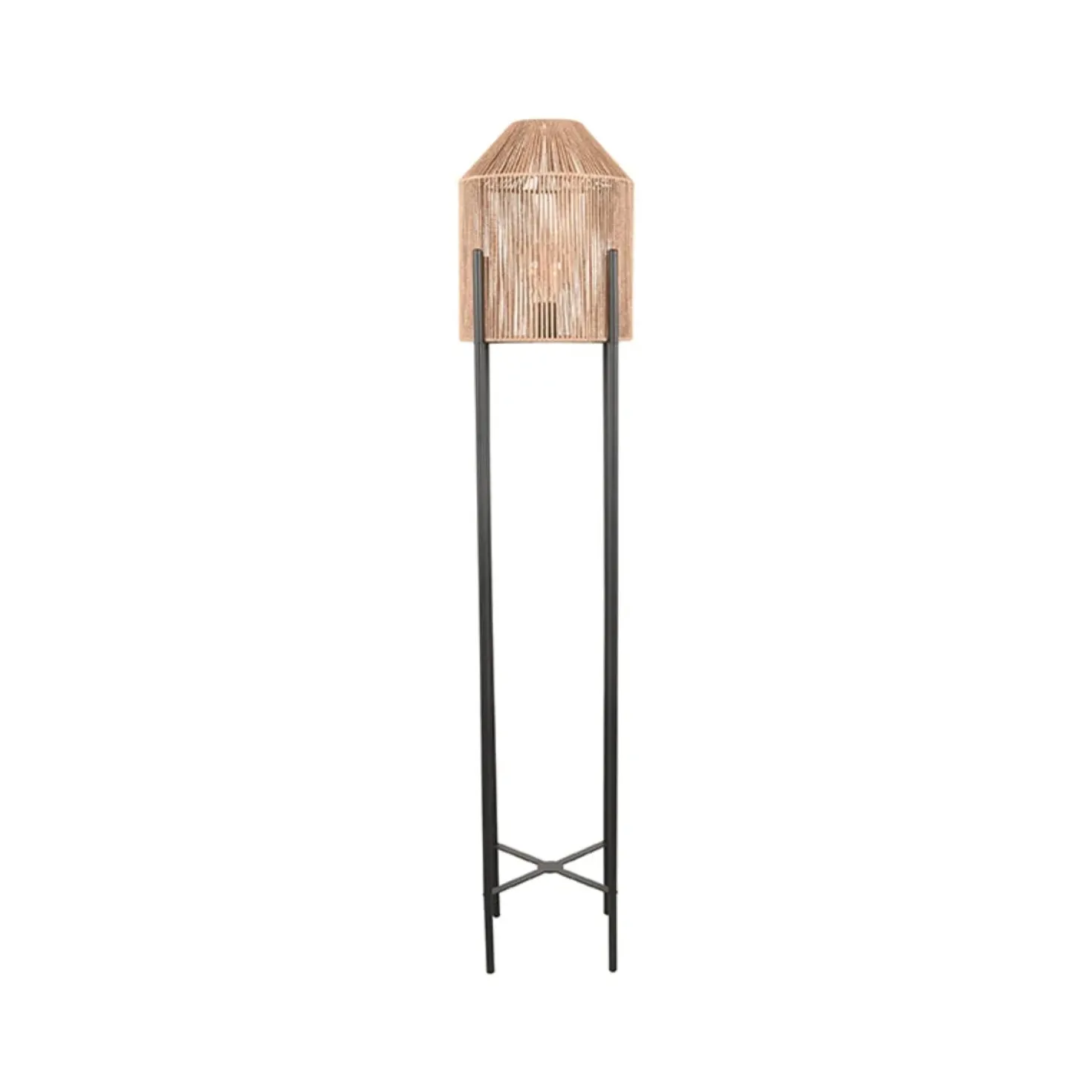 Vloerlamp Ibiza Naturel Jute 1-Lichts