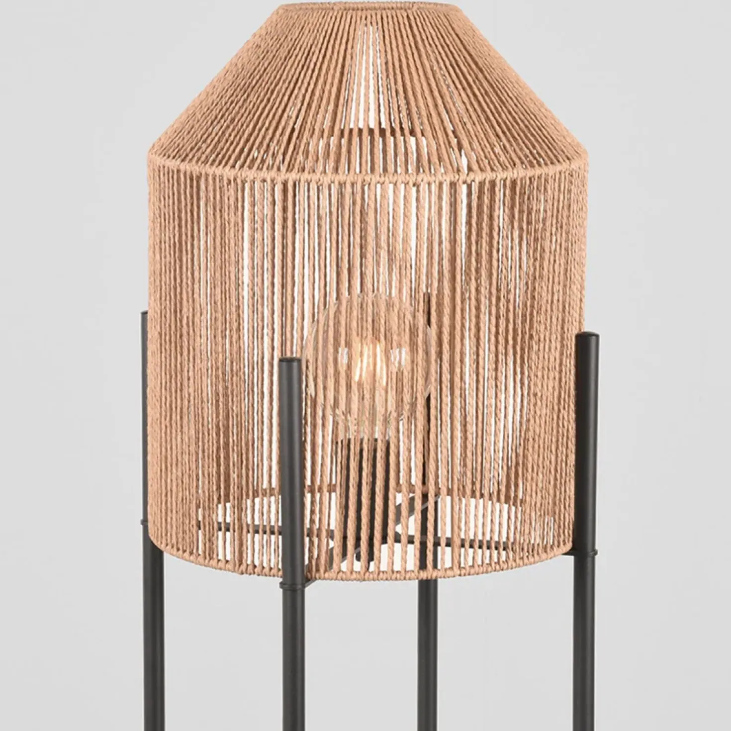 Vloerlamp Ibiza Naturel Jute 1-Lichts