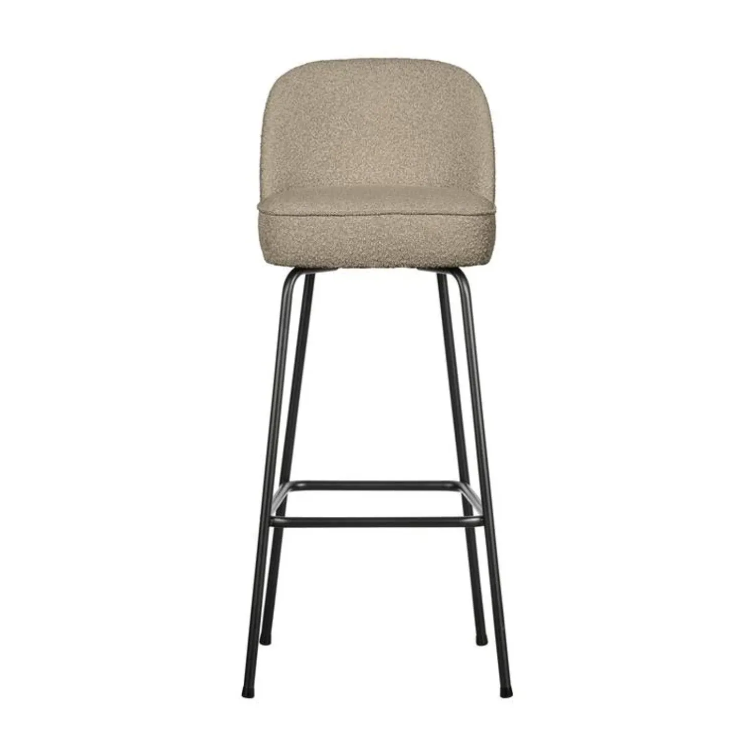 Vogue Barstoel Hoog Boucle Beige