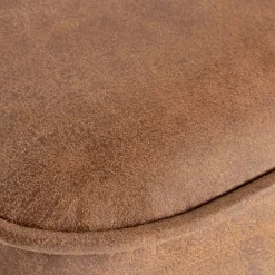 Vogue Barstoel Hoog Leer Cognac