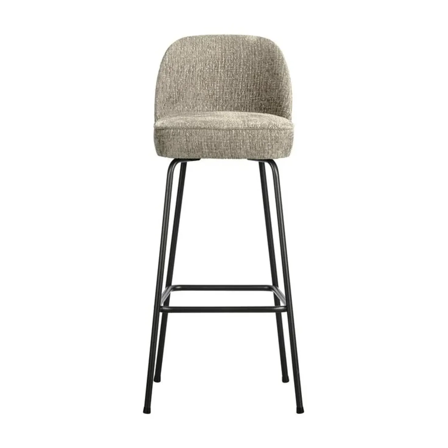 Vogue Barstoel Hoog Structure Velvet Wheatfield