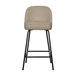 Vogue Barstoel Laag Boucle Beige