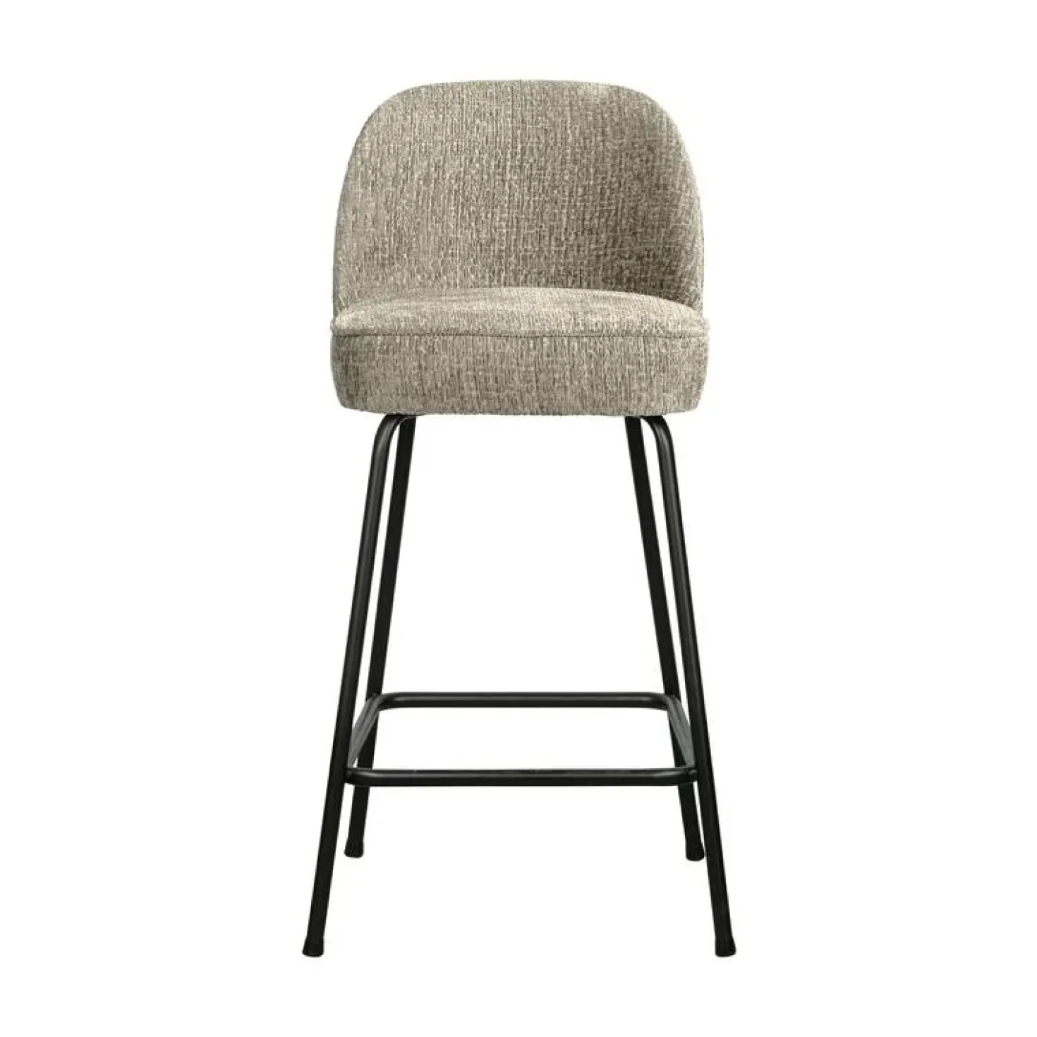 Vogue Barstoel Laag Structure Velvet Wheatfield
