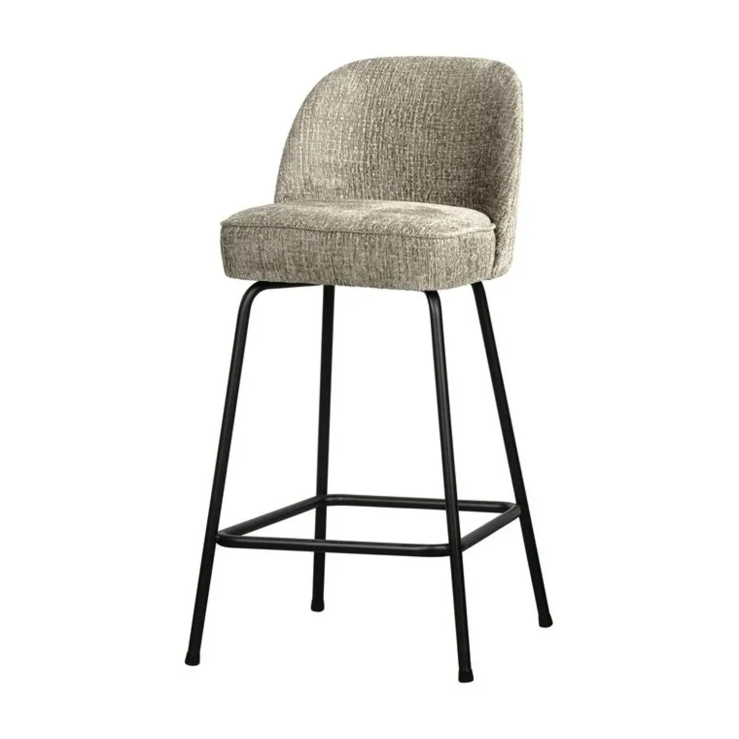 Vogue Barstoel Laag Structure Velvet Wheatfield
