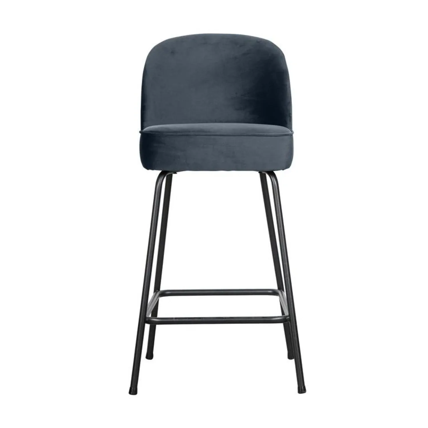 Vogue Barstoel Laag Velvet Blauw