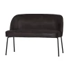 Vogue Eetkamerbank Ecoleer Zwart 120cm