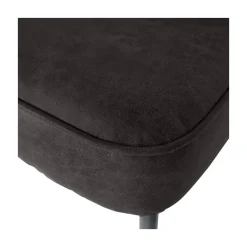 Vogue Eetkamerbank Ecoleer Zwart 120cm