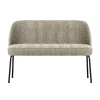 Vogue Eetkamerbank Structure Velvet Wheatfield 120cm