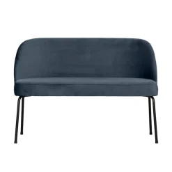 Vogue Eetkamerbank Velvet Blauw 120cm