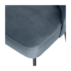 Vogue Eetkamerstoel Velvet Blauw