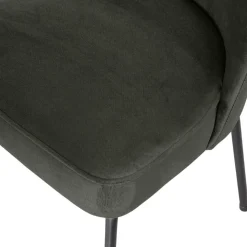 Vogue Eetkamerstoel Velvet Donkergroen
