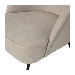 Vogue Fauteuil Geweven Stof Zand