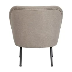 Vogue Fauteuil Geweven Stof Zand