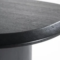 Walter Eettafel zwart Eikenhout 220 cm