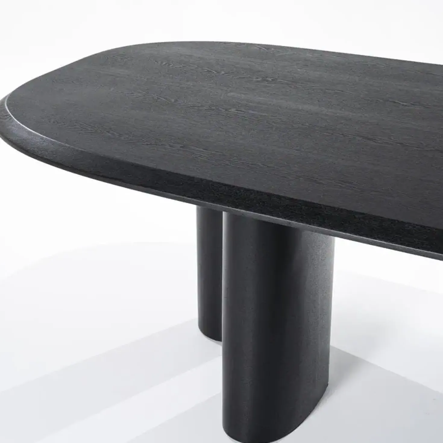 Walter Eettafel zwart Eikenhout 300 cm