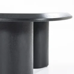 Walter Salontafel zwart Eikenhout 96 cm