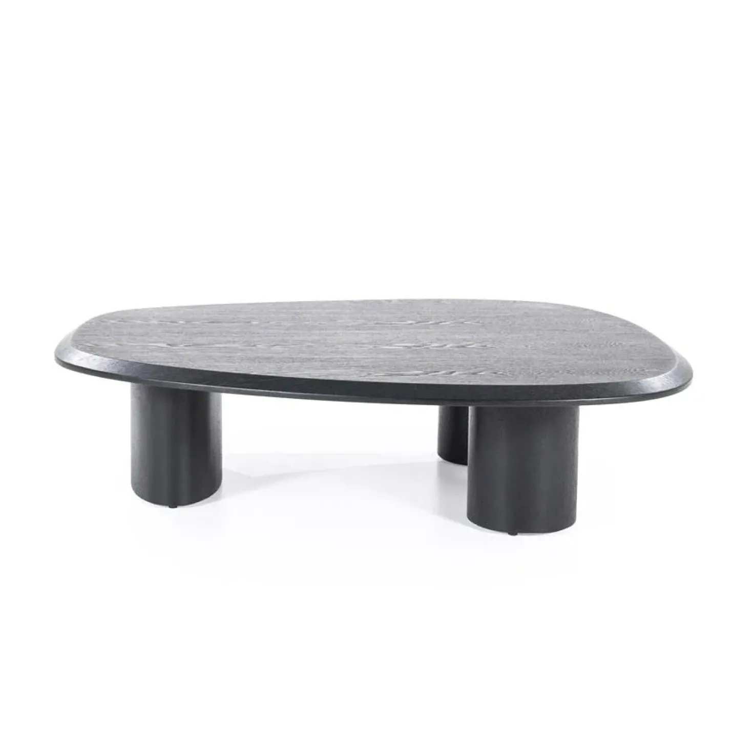 Walter Salontafel zwart Eikenhout 106 cm