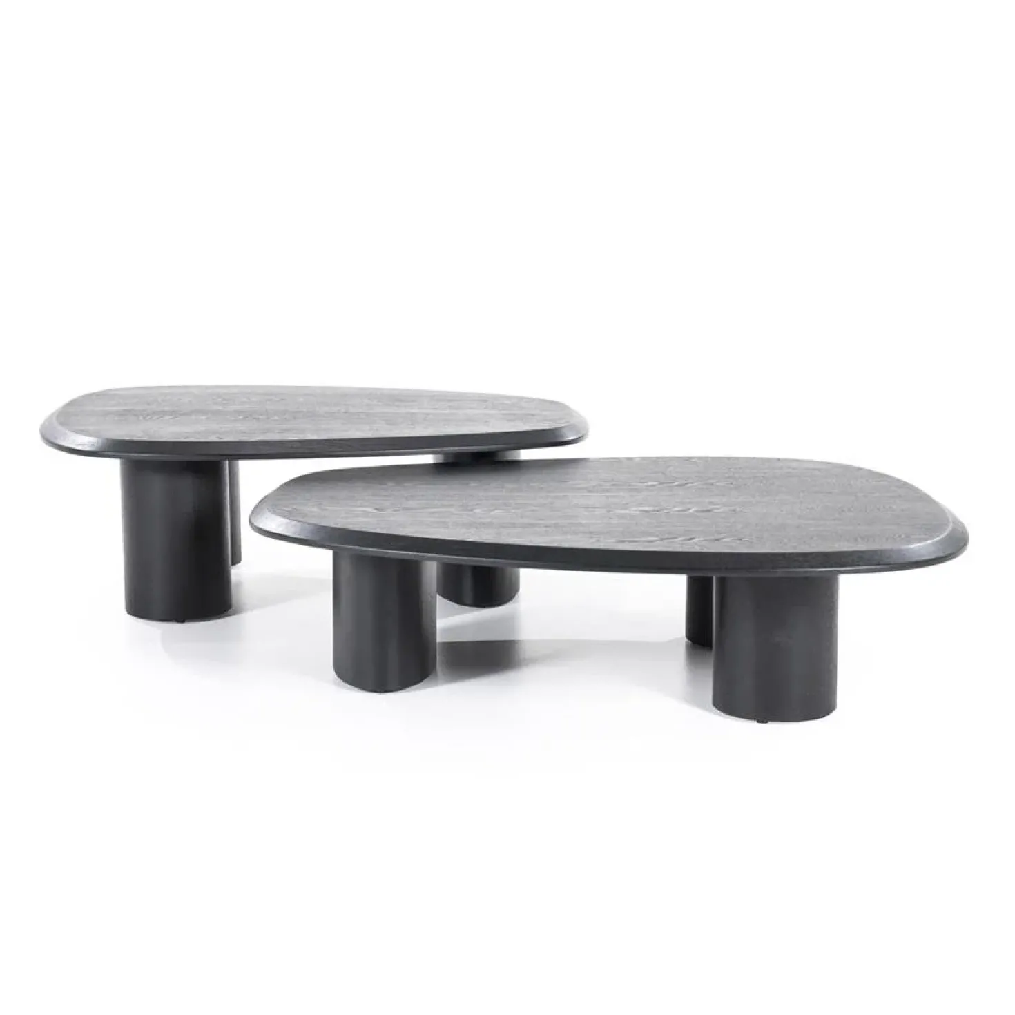 Walter Salontafel zwart Eikenhout 106 cm
