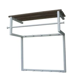 Wandkapstok industrieel Parker wit