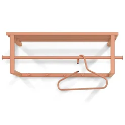 Wandkapstok Nadia Terracotta metaal