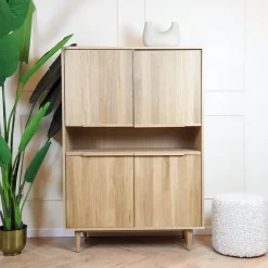 Wandkast Jule Naturel Eikenhout 110cm