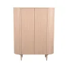 Wandkast Oliva Naturel Eikenhout 125cm