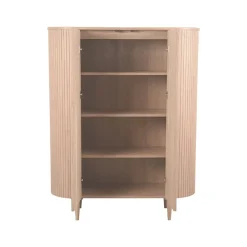 Wandkast Oliva Naturel Eikenhout 125cm