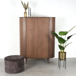 Wandkast Oliva Walnoot Eikenhout 125cm