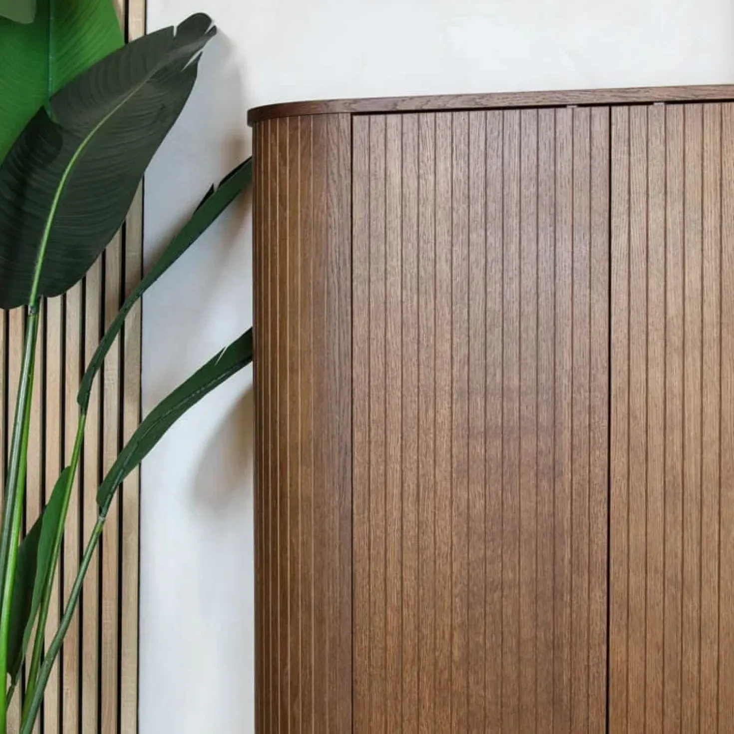 Wandkast Oliva Walnoot Eikenhout 125cm
