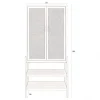Wandkast Yasu Rotan Zwart 70cm