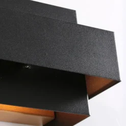 Wandlamp Muro Large Kubus Zwart