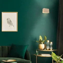 Wandlamp Muro Rechthoek Crème