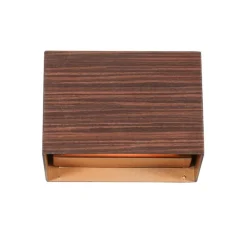 Wandlamp Muro Rechthoek Hout look