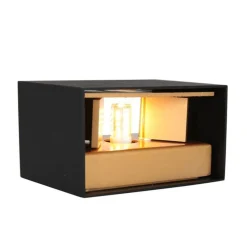 Wandlamp Muro Rechthoek Zwart