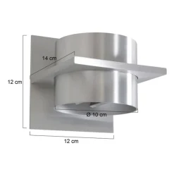 Wandlamp Muro Rond Staal