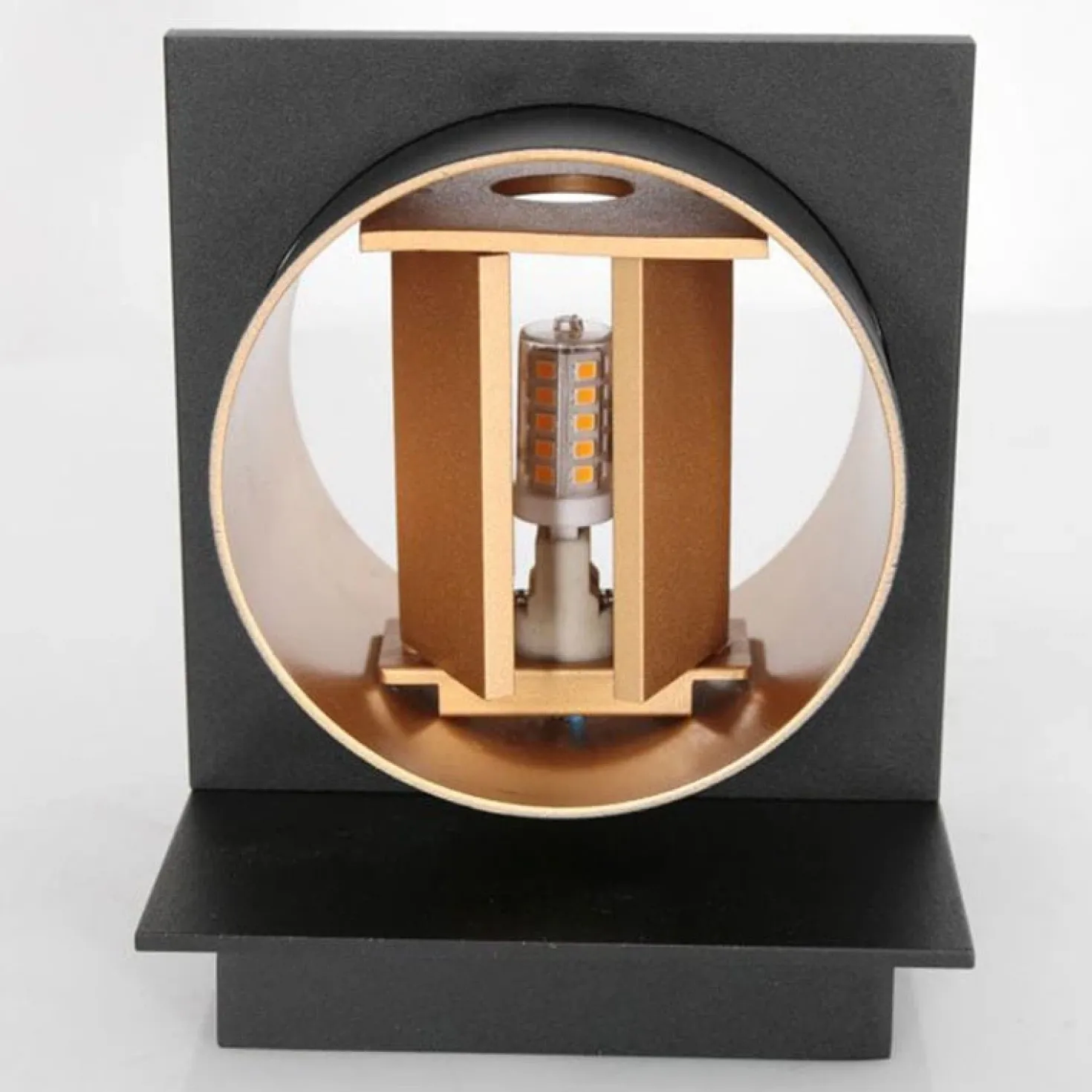 Wandlamp Muro Rond Zwart