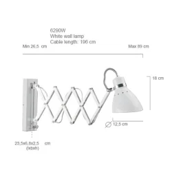 Wandlamp Spring Wit