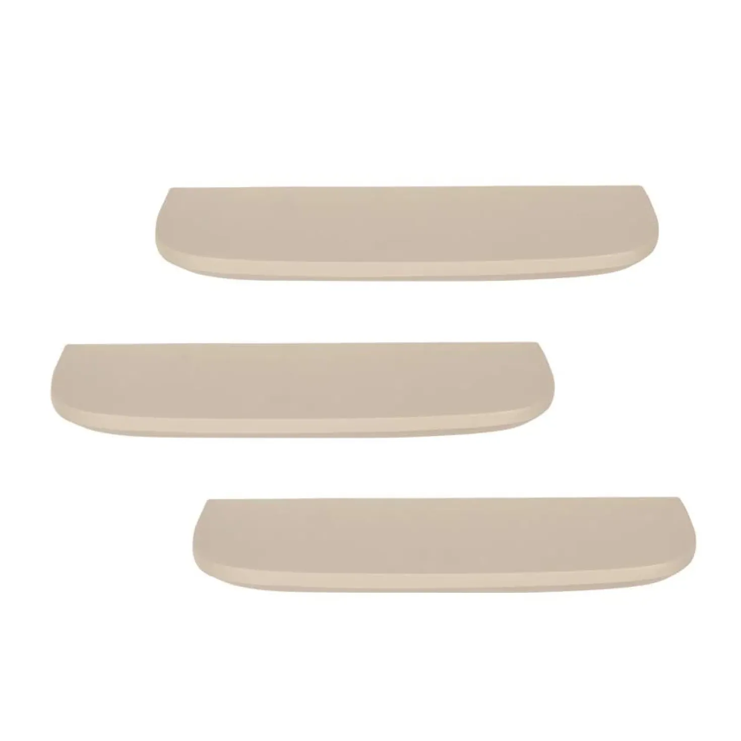 Wandplank Gavin Zand 60 cm Set van 3