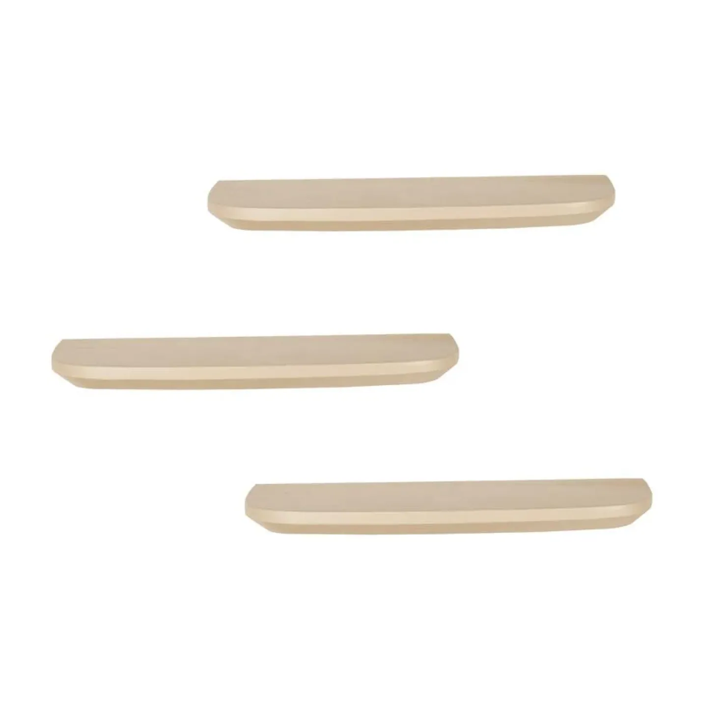 Wandplank Gavin Zand 60 cm Set van 3