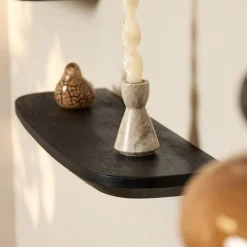 Wandplank Gavin Zwart 60 cm Set van 3